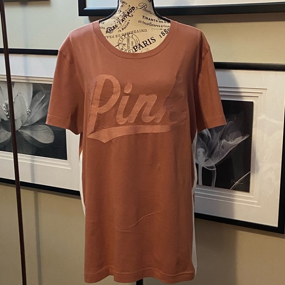 NWOT Pink By Victoria’s Secret Tee Large - Picture 2 of 6